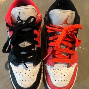 Air Jordan Hot Pink and Black Sneakers